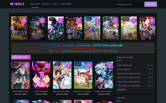 Screenshot of wibu47.com