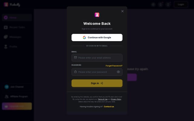 Screenshot of lovepal.net