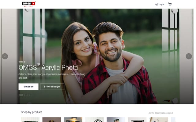 Screenshot of omgs.in