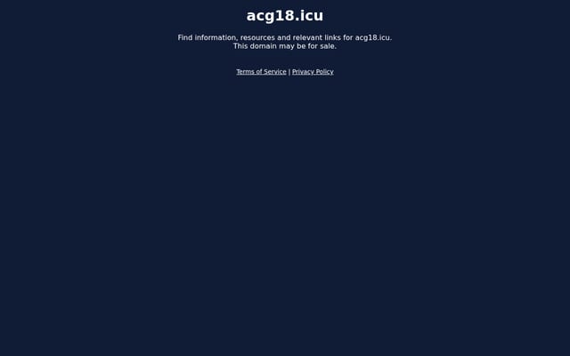 Screenshot of acg18.icu