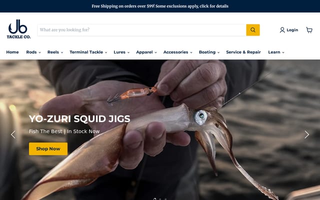Screenshot of jbtackle.com