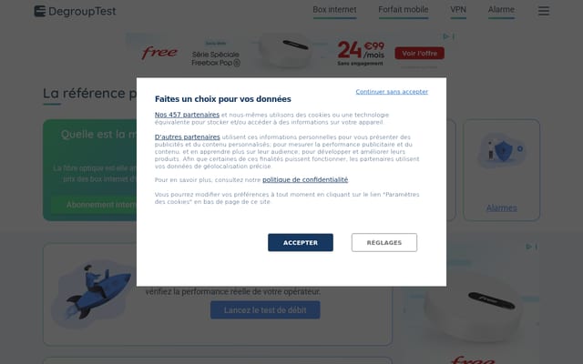 Screenshot of degrouptest.com