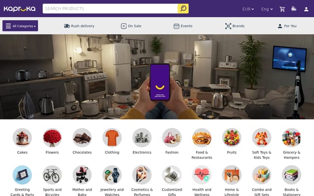 Screenshot of kapruka.com