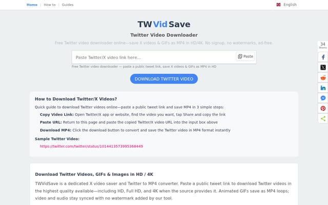 Screenshot of twitterfk.com