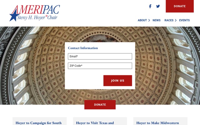 Screenshot of ameripacfund.com