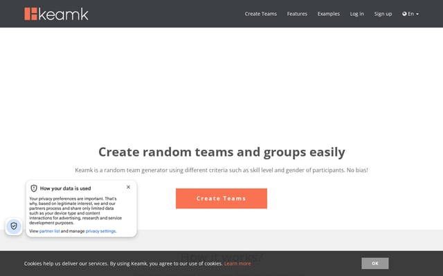 Screenshot of keamk.com
