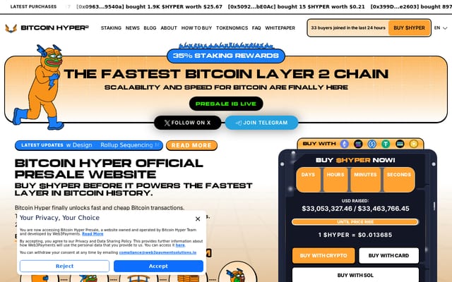 Screenshot of bitcoinhyper.com