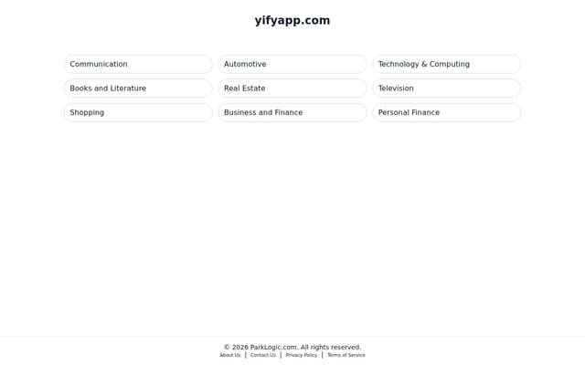 Screenshot of yifyapp.com