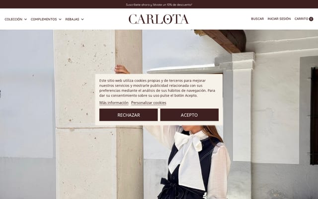Screenshot of carlotaandco.es
