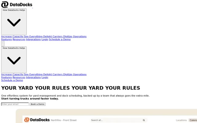 Screenshot of datadocks.com