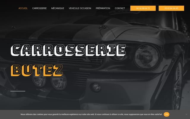 Screenshot of carrosserie-butez.com