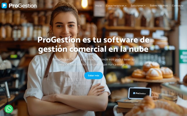 Screenshot of progestion.com.uy