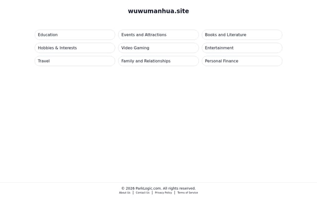 Screenshot of wuwumanhua.site