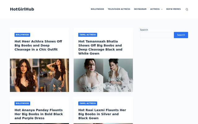 Screenshot of hotgirlhub.com