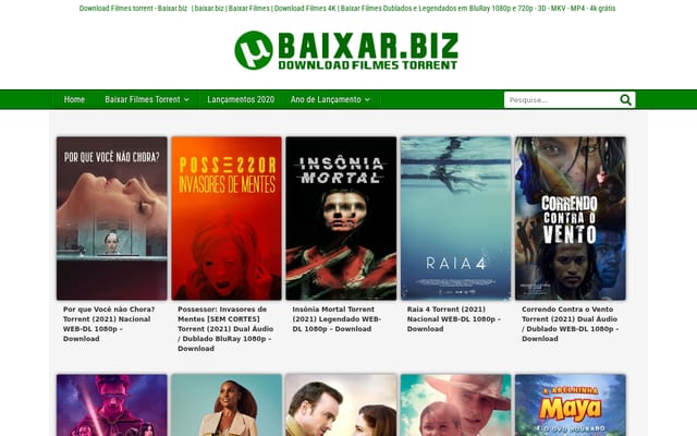 Screenshot of baixar.biz