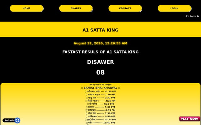 Screenshot of a1satta.com