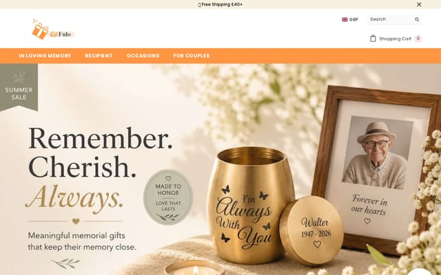 Screenshot of giftfulo.com