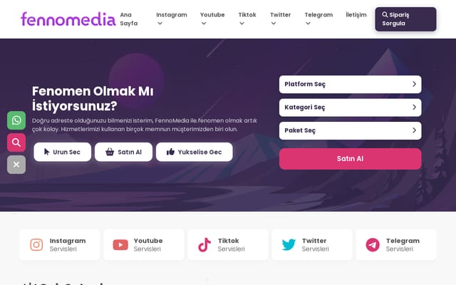 Screenshot of fennomedia.com