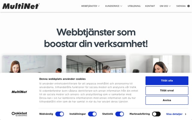 Screenshot of multinet.com