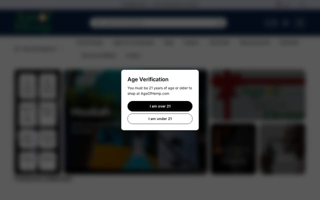 Screenshot of ageofhemp.com