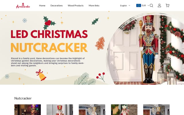 Screenshot of aromacake.com