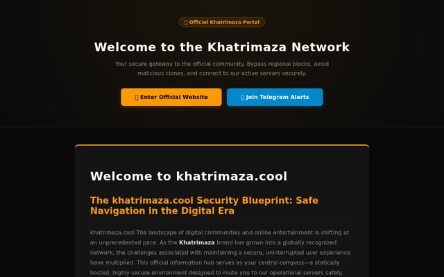 Screenshot of khatrimaza.cool