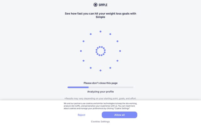 Screenshot of simple-life-app.com