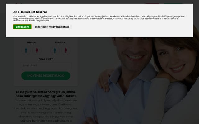 Screenshot of parom.hu