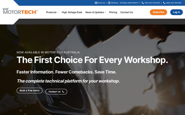Screenshot of motortech.com.au
