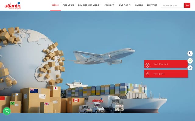 Screenshot of atlanticcourier.net