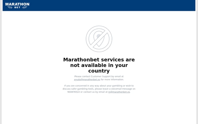 Screenshot of marathonbet.es