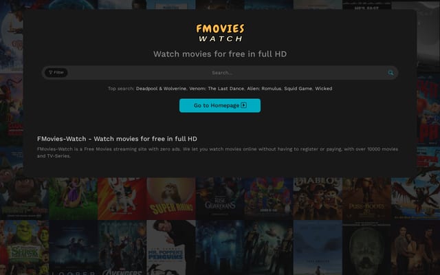 Screenshot of fmovies-watch.com