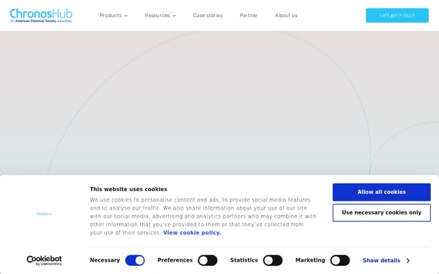 Screenshot of chronoshub.io