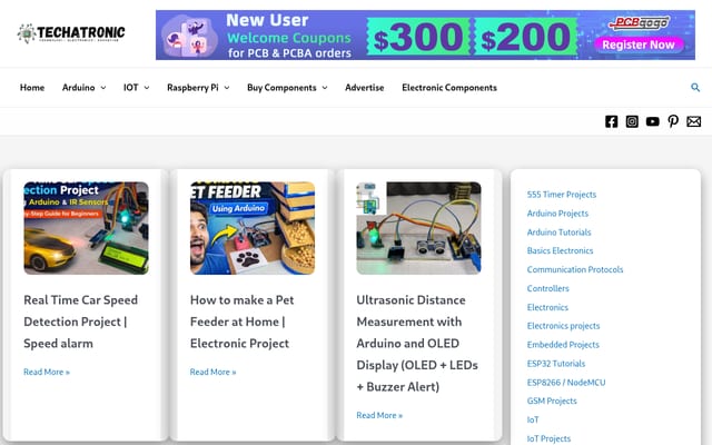 Screenshot of techatronic.com