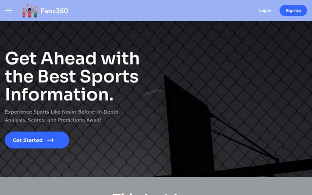 Screenshot of fanz360.com
