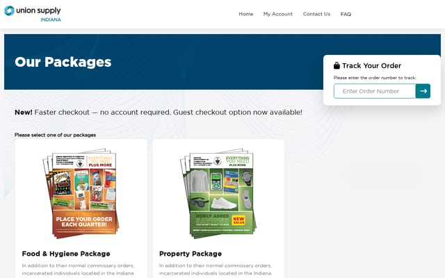 Screenshot of inecomordering.com