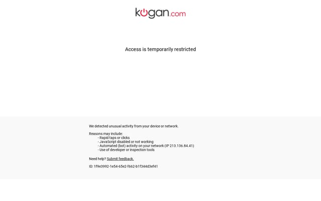 Screenshot of kogan.com