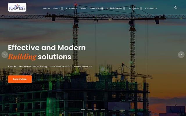 Screenshot of multinetnigeria.com