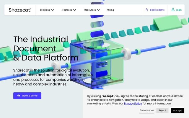 Screenshot of sharecat.com
