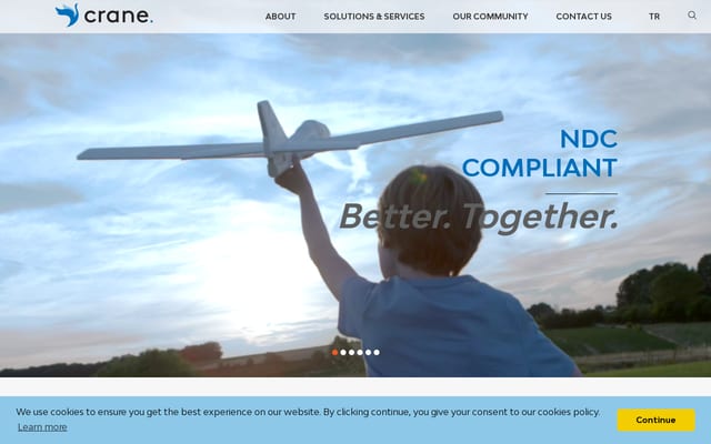 Screenshot of crane.aero