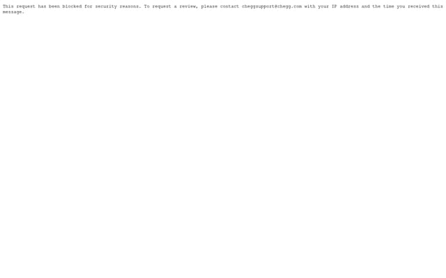 Screenshot of chegg.com