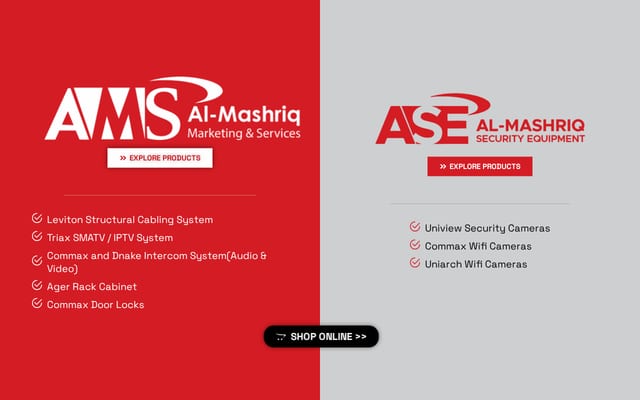 Screenshot of almashriq.com.qa