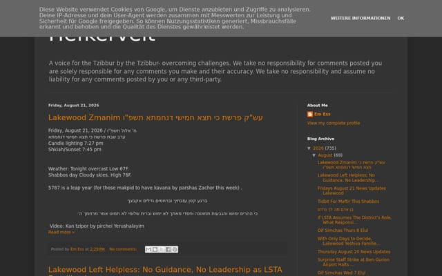 Screenshot of hefkervelt.blogspot.com