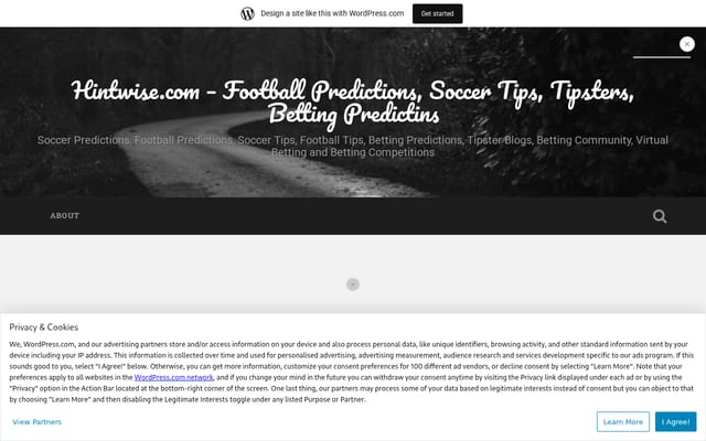 Screenshot of hintwise.wordpress.com