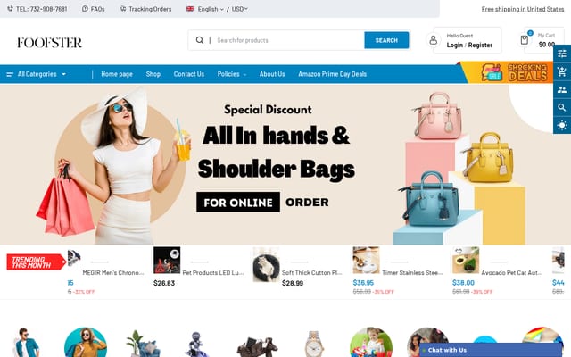 Screenshot of foofster.com