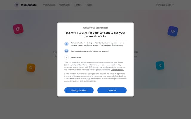 Screenshot of stalkerinsta.com