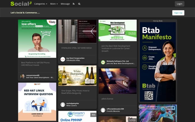 Screenshot of socialsocial.social