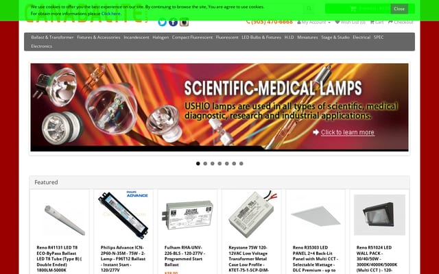 Screenshot of canadalite.com