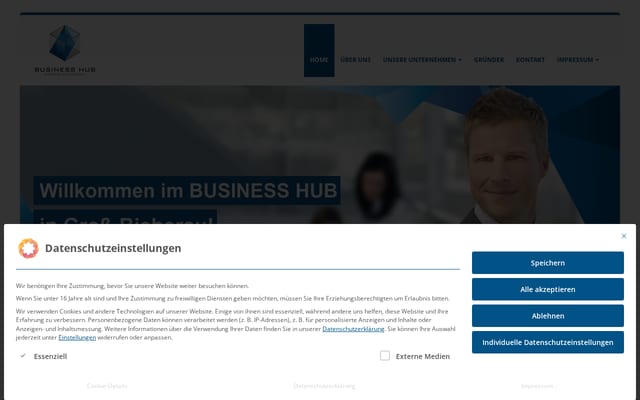 Screenshot of business-hub.net