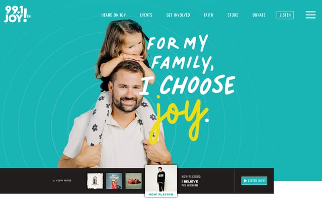 Screenshot of joyfmonline.org